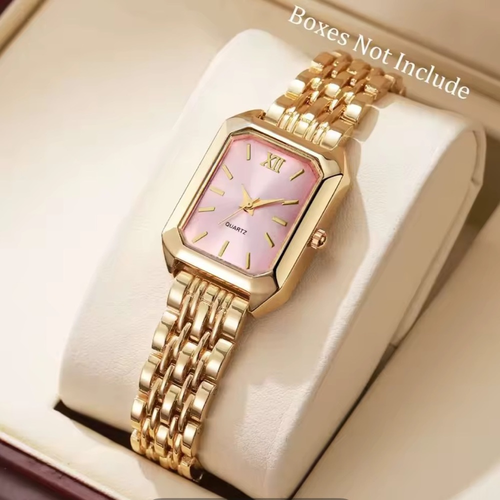 Stainless steel Gold and Pink Women's Watch